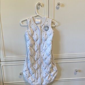 Dreamland baby sleep sack grey star small 0-6M